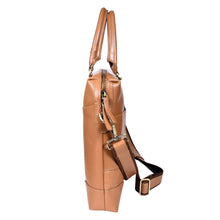Load image into Gallery viewer, Sassora Genuine Leather Laptop Messenger Bag with 16 Inches Laptop Compartment