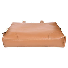 Load image into Gallery viewer, Sassora Genuine Leather Laptop Messenger Bag with 16 Inches Laptop Compartment