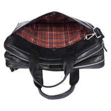 Load image into Gallery viewer, SASSORA Genuine Leather Messenger Bag for Men | 17 Inch Laptop Sleeve | Multiple Zip Compartments | Office &amp; Travel Briefcase