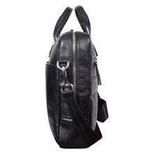 Load image into Gallery viewer, Sassora Premium Leather Unisex Office Laptop Messenger Bag

