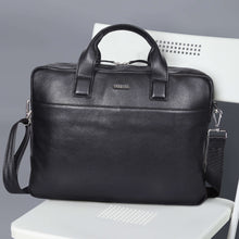 Load image into Gallery viewer, Sassora Premium Leather Unisex Office Laptop Messenger Bag
