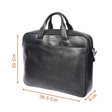 Load image into Gallery viewer, Sassora Genuine Premium Leather Large Laptop Messenger Bag
