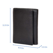 Load image into Gallery viewer, Sassora Premium Leather Medium Men&#39;s RFID Tri-fold Notecase Wallet
