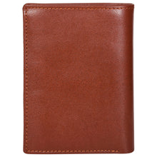 Load image into Gallery viewer, Sassora Genuine Leather Brown RFID Protected Large Bi-Fold Notecase
