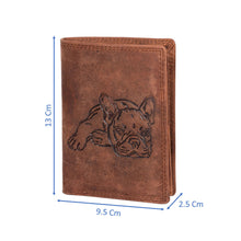 Load image into Gallery viewer, Sassora Pure Leather RFID Aeroplane Embossed Pattern Notecase Wallet
