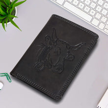 Load image into Gallery viewer, Sassora Premium Leather RFID Animal Embossed Pattern Notecase Wallet
