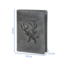 Load image into Gallery viewer, Sassora Premium Leather RFID Embossed Pattern Large Notecase
