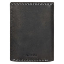 Load image into Gallery viewer, Sassora Pure Leather RFID Car Embossed Pattern Notecase Wallet
