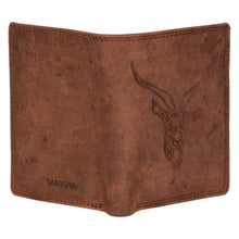 Load image into Gallery viewer, Sassora Premium Leather RFID Animal Embossed Pattern Large Notecase
