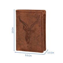 Load image into Gallery viewer, Sassora Premium Leather RFID Animal Embossed Pattern Large Notecase
