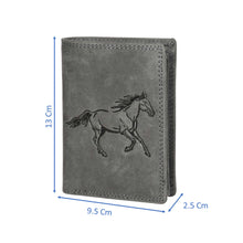 Load image into Gallery viewer, Sassora Genuine Leather RFID Animal Embossed Pattern Large Notecase
