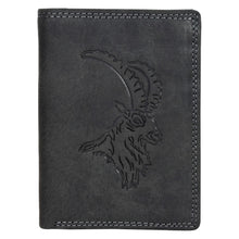 Load image into Gallery viewer, Sassora Premium Leather RFID Animal Embossed Design Large Note Wallet
