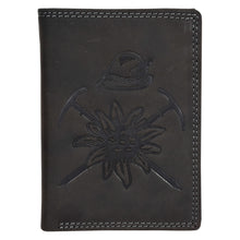 Load image into Gallery viewer, Sassora Premium Leather RFID Sord Embossed Pattern Large Notecase
