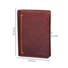 Load image into Gallery viewer, Sassora Premium Leather Medium RFID Men&#39;s Notecase Wallet
