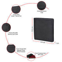 Load image into Gallery viewer, Sassora Premium Leather Men&#39;s RFID Small Notecase
