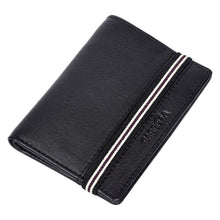 Load image into Gallery viewer, Sassora Genuine Leather Men's Bifold RFID Notecase Wallet with Elastic Strap Closure