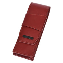 Load image into Gallery viewer, Sassora Genuine Leather Pen Case To Carry 2 Pens
