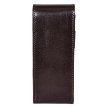 Load image into Gallery viewer, Sassora Genuine Leather Pen Case – 3 Slot Organizer with Dust Cover
