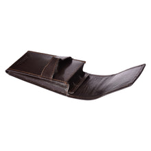 Load image into Gallery viewer, Sassora Genuine Leather Pen Case – 3 Slot Organizer with Dust Cover
