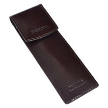 Load image into Gallery viewer, Sassora Premium Leather Pen Case – Genuine Leather, Snap Closure, Unisex Design
