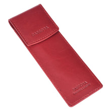 Load image into Gallery viewer, Sassora Premium Leather Pen Case – Genuine Leather, Snap Closure, Unisex Design
