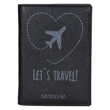 Load image into Gallery viewer, Sassora Premium Genuine Leather Bi-Fold RFID Passport Cover