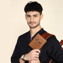 Load image into Gallery viewer, Sassora Genuine Leather Bi-Fold RFID Unisex Passport Cover