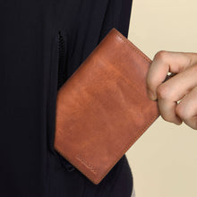 Load image into Gallery viewer, Sassora Genuine Leather RFID Passport Holder – Travel Wallet
