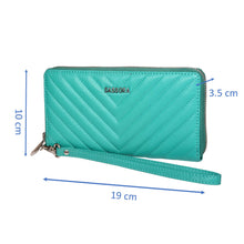 Load image into Gallery viewer, Sassora Premium Leaather Zip Closure RFID Women Purse
