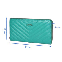 Load image into Gallery viewer, Sassora Premium Leather Quilted Pattern Women Purse Wallet
