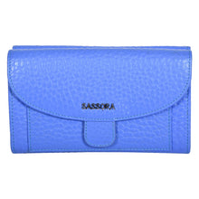 Load image into Gallery viewer, Sassora Premium Leather Stylish Medium Size Ladies RFID Wallet
