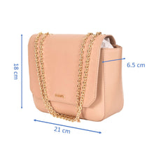 Load image into Gallery viewer, Sassora Premium Leather Chain Sling Women Shoulder Bag
