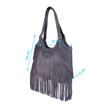 Load image into Gallery viewer, Sassora 100% Premium Suede Leather Medium Girls Shoulder Bag