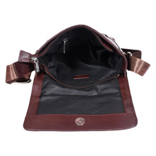 Load image into Gallery viewer, Sassora Genuine Leather Medium Sling Bag For Men's