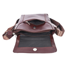 Load image into Gallery viewer, Sassora Genuine Leather Medium Sling Bag For Men's