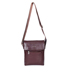 Load image into Gallery viewer, Sassora Genuine Leather Medium Sling Bag For Men's