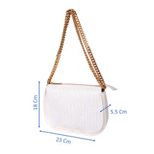 Load image into Gallery viewer, Sassora Premium Leather Chain Sling Bag For Women
