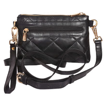 Load image into Gallery viewer, Sassora Premium Leather Small Quilted Pattern Girls Sling Bag
