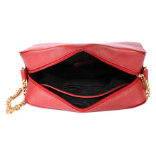 Load image into Gallery viewer, Sassora Premium Leather Girls Medium Structured Sling Bag
