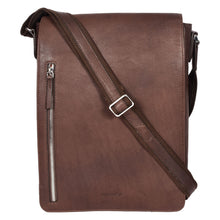 Load image into Gallery viewer, Sassora Genuine Leather 13.5 Inch Laptop Messenger Sling Bag for Men's