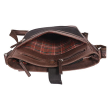 Load image into Gallery viewer, Sassora Genuine Leather 13.5 Inch Laptop Messenger Sling Bag for Men's