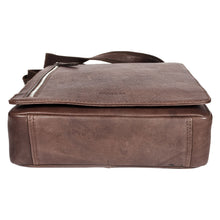 Load image into Gallery viewer, Sassora Genuine Leather 13.5 Inch Laptop Messenger Sling Bag for Men's
