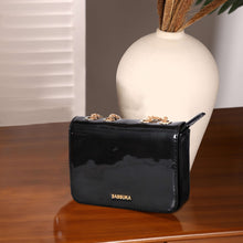 Load image into Gallery viewer, Sassora Premium Patent Leather Small Women Chain Sling Bag
