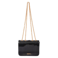 Load image into Gallery viewer, Sassora Premium Patent Leather Small Ladies Chain Sling Bag
