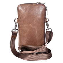 Load image into Gallery viewer, Sassora Genuine Leather Crossbody Bag – Adjustable Strap &amp; Flap Closure
