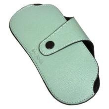 Load image into Gallery viewer, Sassora Premium Genuine Leather Sleek Spectacle Case with Snap Button Closure