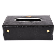 Load image into Gallery viewer, Sassora Premium Genuine Leather Rectangular Tissue Box Cover Holder