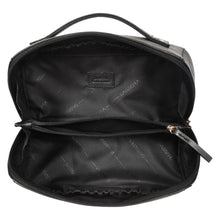 Load image into Gallery viewer, Sassora Premium Leather Zip Closure Toiletry Travel Pouch
