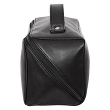 Load image into Gallery viewer, Sassora Premium Leather Zip Closure Toiletry Travel Pouch
