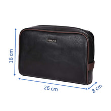 Load image into Gallery viewer, Sassora Premium Leather Unisex Toiletry Travel Pouch
